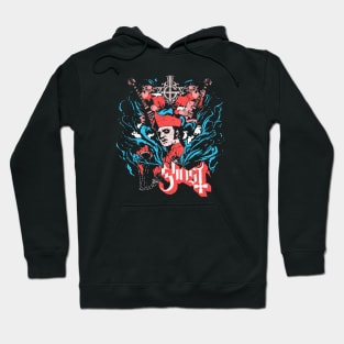 Ghost Retro Red Hoodie